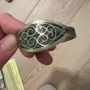 Silver cuff bracelet